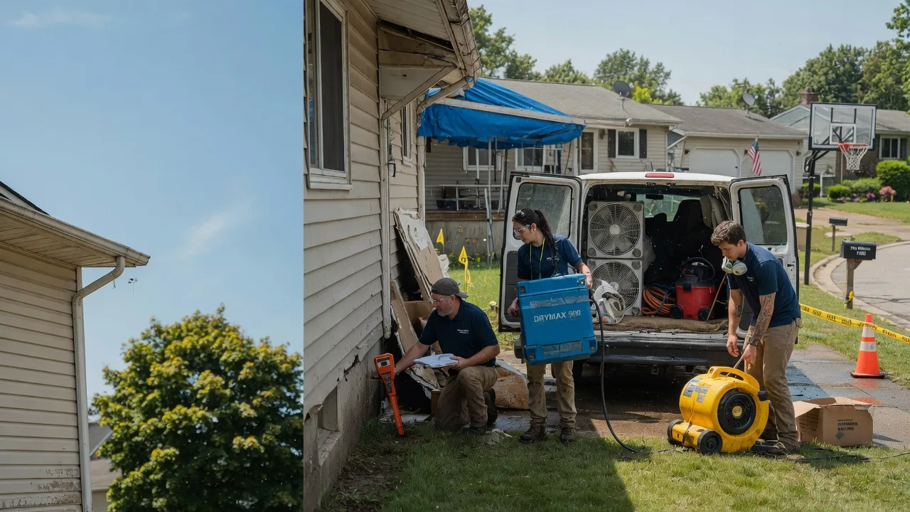 Ceiling Leak Cleanup in Farmington, PA near me